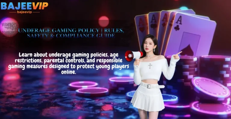 Bajeevip App Underage Gaming Policy